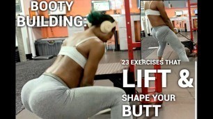'23 EXERCISES TO SHAPE & LIFT YOUR BUTT! GYM COMPILATION!! | CASHAWN \"COOKIE\" SIMS'