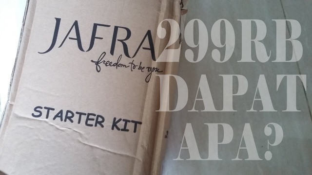 'Unboxing Starter Kit Paket Member Jafra Cosmetics IndonesiaTerbaru'