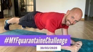 'Routine ABDOS spéciale VENTRE PLAT #MYFquarantainechallenge - Move Your Fit'