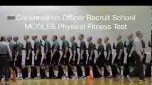'Michigan DNR Conservation Officer Training Academy: MCOLES Physical Fitness Test'