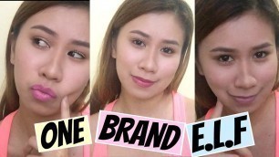 'One brand drugstore makeup tutorial: ELF Cosmetics (ft. Marie)'