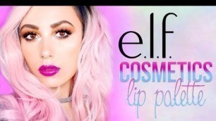 'Elf Cosmetics | Iris Beilin Collaboration Lip Palette | Makeup Tutorial | Victoria Lyn Beauty'