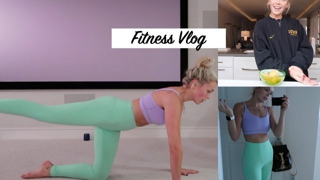 'Fitness Vlog || Ab and Butt workout + what I eat and wear'