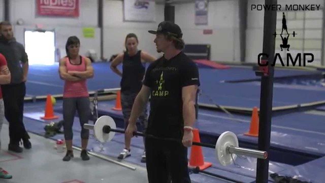 'Chad Vaughn (High Hang Clean Exercises) @ Power Monkey Camp 3'