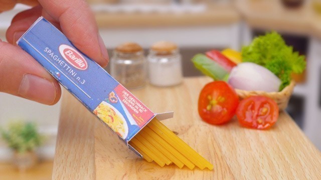 'Yummy Miniature Spaghetti American Style | Best Of Miniature Cooking Recipe | Tiny Cakes'