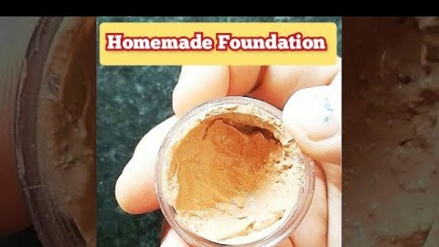'Homemade Foundation | How To Make Foundation At Home | Diy Foundation | #makeup #shorts'