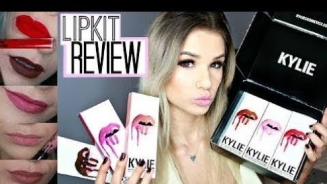 'KYLIE Lip Kit: All 6 Review + Swatches + DUPES!'