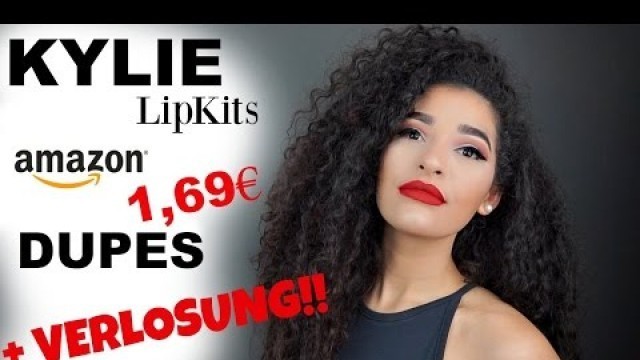 'KYLIEJENNER LIPKIT DUPES IM TEST + VERLOSUNG + ANKÜNDIGUNG DER LETZTEN VERLOSUNG  | BY THE LION'