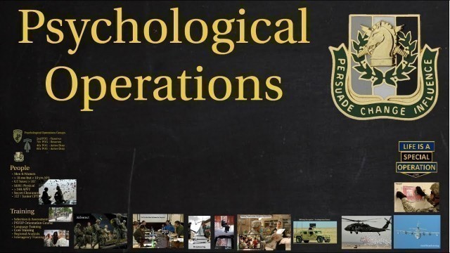 'PSYOP Explained – What are Psychological Operations / Military Information Support Operations?'