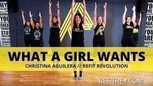 '\"What A Girl Wants\" || Christina Aguilera || TONING WORKOUT DANCE FITNESS || REFIT® Revolution'