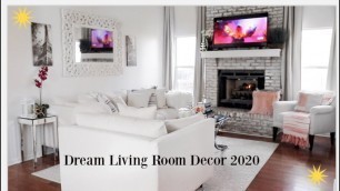 'Decorate my dream living room with me start to finish | Spring 2020 home decor | Luxury Living Room'