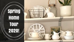 'SPRING HOME TOUR 2020! VINTAGE COTTAGE STYLE! Decorate with Thrift Store Finds!'