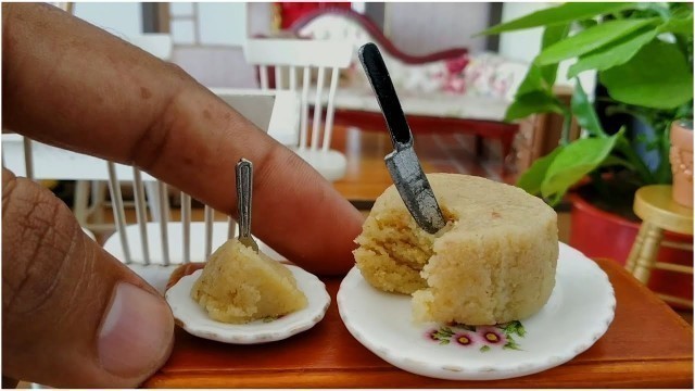 'Miniature Real Milk Cake | Mini Milk Cake | Mini Food | Chhotu Cake  | Mini Kitchen india'