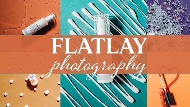 'COSMETICS PRODUCT photography ideas 2021 in a flat lay style'