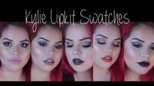 'Kylie lipkit Demo/Swatches and dupes! | Zmeliisabeauty'