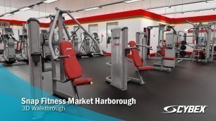 '3D Gym Walkthrough - Snap Fitness Market Harborough - Cybex'