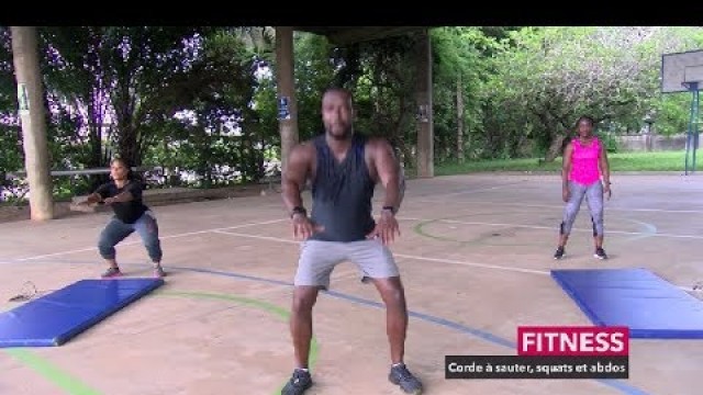 'Fitness: Corde à sauter, squats et abdos avec coach Lanzeny Coulibaly'