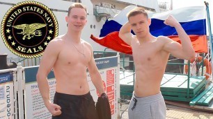 'Russian Students Try The US Navy Seals Test | No Practice'