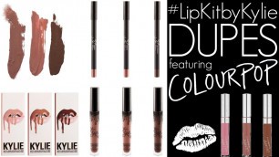 '#KylieLipKit Dupes featuring Colourpop | christinawhy'