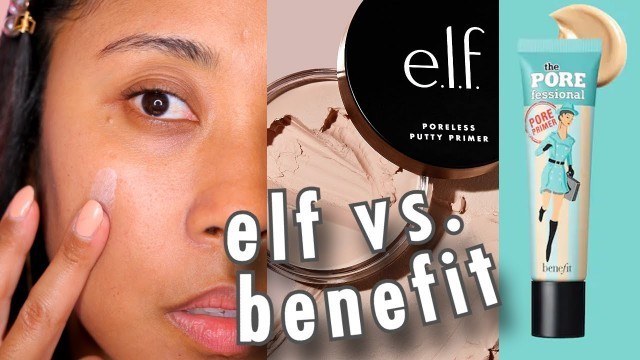 'ELF Poreless Putty Primer VERSUS Benefit Porefessional Primer'