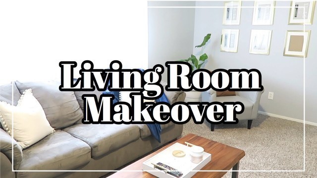 'Living Room Makeover 2020 | Scandinavian/Mid Century Design and Cozy Room Decor'