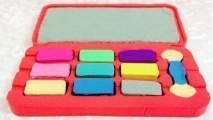 'Learn Colors With MakeUp Set Cosmetics Kinetic Sand How To Make Creative Fun For Kids'