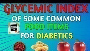 'Glycemic Index And Diabetes | Glycemic Index | Diabetes Me kya Khaaye |'