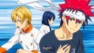 'Food Wars! The Third Plate: Totsuki Train Arc Masterchef Moment #1[Souma vs Alice ] |食戟のソーマ 神ノ皿 2018'