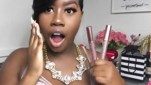 'KKW x KYLIE Creme Liquid Lipstick $2 Lip Kit Dupes?! | Dark Skin | The Tastemaker'