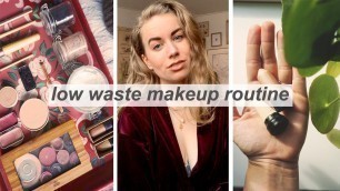 'SUSTAINABLE & LOW WASTE BEAUTY ROUTINE // eco brand recommendations & homemade cosmetics'