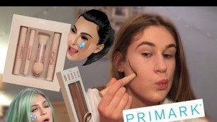 'Testing Primark makeup 2018 - KKW/Kylie cosmetics dupes'