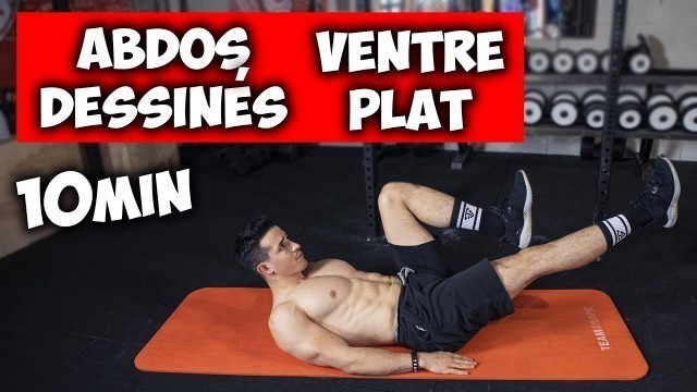 'Abdos visible et ventre plat en 10min ! (à la maison sans matériel)'