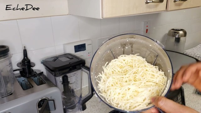 'Quickly Shred Cheese Using Ninja Food Processor'
