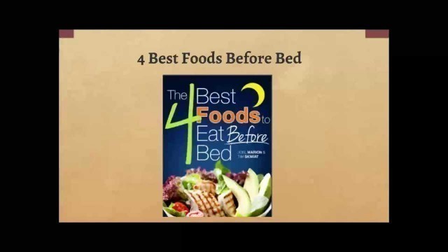 'Top Bedtime Foods on the Glycemic Index'