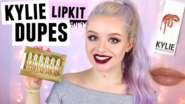 'KYLIE BIRTHDAY COLLECTION DUPES, SWATCHES + REVIEW! | sophdoesnails'