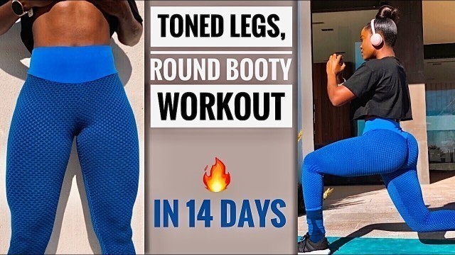'15 MIN TONED LEGS, BUTT, CALVES & THIGH At Home Workout~No Equipment | You Can Do It'