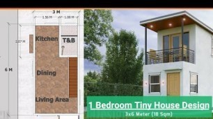 '3D Tiny House Design (3x6 Meter) | Future Engineer'