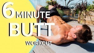 'SIX MINUTE BUTT WORKOUT! | Tom Daley'