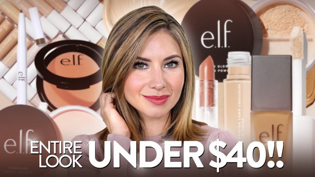 'Entire (EASY) Makeup Look for Under $40!! (7 Must Have e.l.f Makeup Products)'