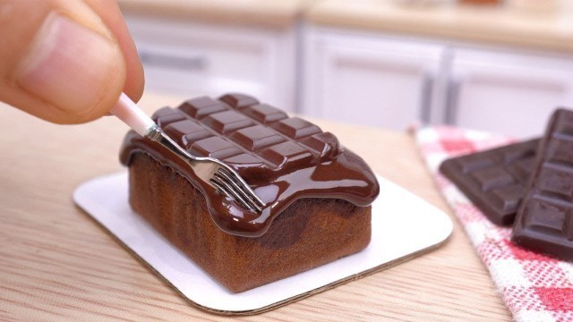 'Softest Original Miniature Chocolate Cake Recipe | Easy Tiny Real Chocolate Cake Tutorial'