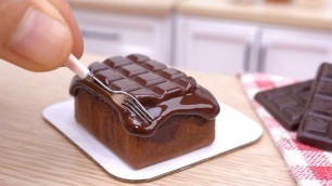 'Softest Original Miniature Chocolate Cake Recipe | Easy Tiny Real Chocolate Cake Tutorial'