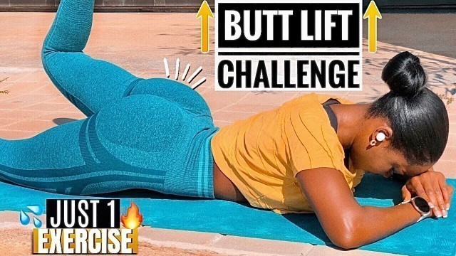 '2 Weeks BUTT LIFT GRASSHOPPER Challenge~Glute Focus Exercise That Will Grow Your Booty not Thighs'