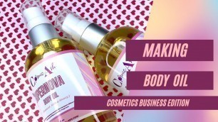 'COSMICASH DIY BODY OILS FOR SENSITIVE SKIN -SKINCARE-COSMETICS LINE-FREE RECIPE'