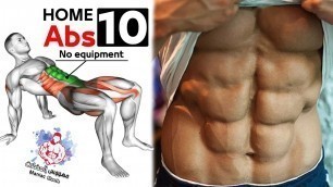 '10 abdos workout home exercise [PRT3]'