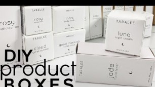 'How to Make Custom Product Boxes for Cosmetics; Skincare Business 2021'
