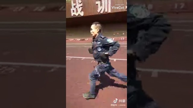 'China annual police fitness test'