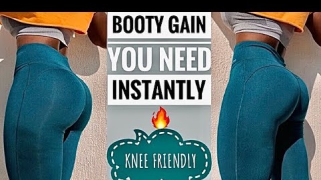 'INSTANT BOOTY GAIN, GLUTE FOCUS EXERCISES You Need To Lift Your Butt~Glute Activation ~Knee Friendly'