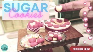 'Miniature Cooking Sugar Cookies #shorts Tiny Heart Cookies. Mini Kitchen Real Food.'
