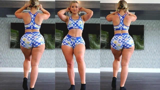 'THICK B00TY MODEL Shows Big Butt Lifting Workout!'