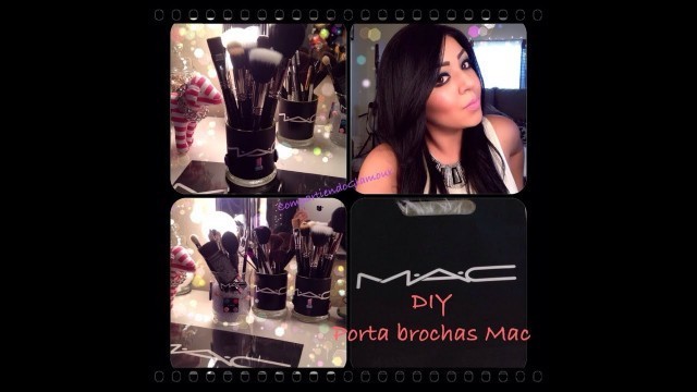 'DIY Porta Brochas Mac Cosmetics 